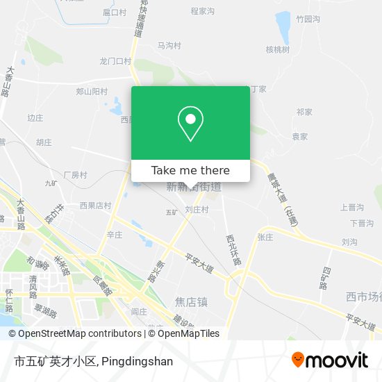 市五矿英才小区 map