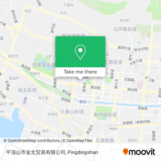 平顶山市金太贸易有限公司 map