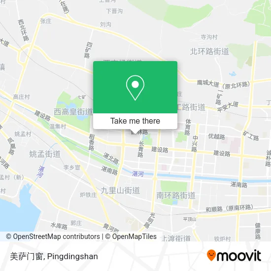 美萨门窗 map