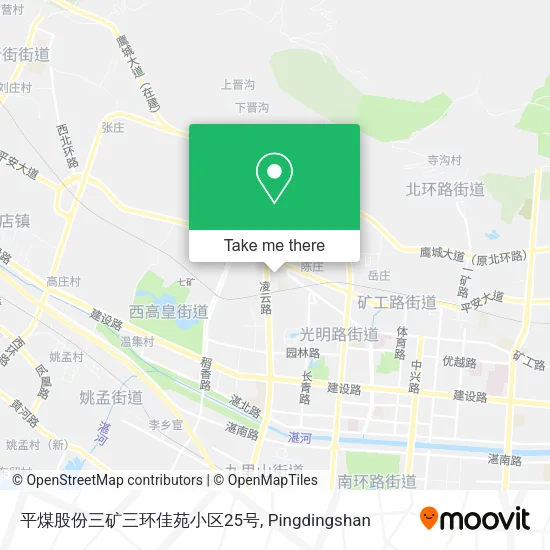 平煤股份三矿三环佳苑小区25号 map