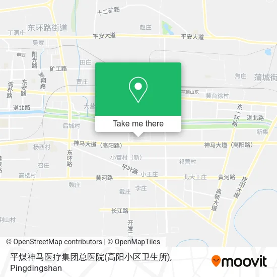平煤神马医疗集团总医院(高阳小区卫生所) map