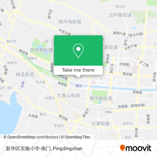 新华区实验小学-南门 map