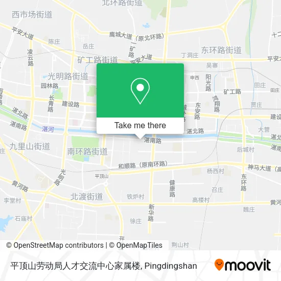 平顶山劳动局人才交流中心家属楼 map