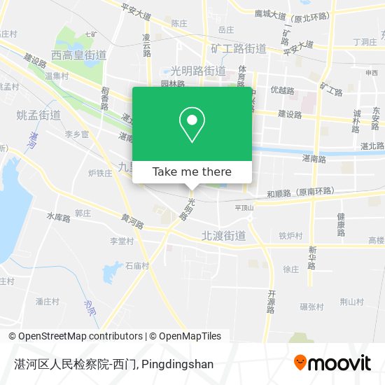湛河区人民检察院-西门 map