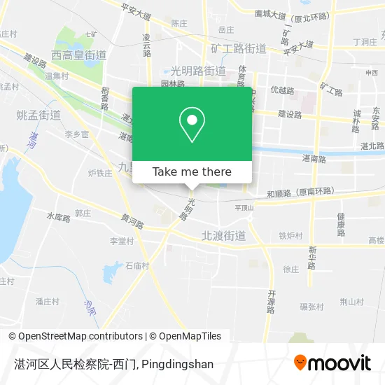 湛河区人民检察院-西门 map