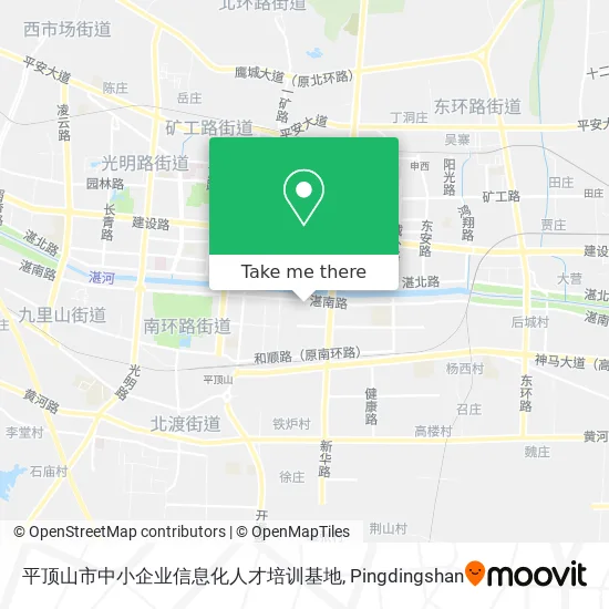 平顶山市中小企业信息化人才培训基地 map