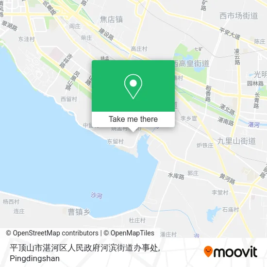 平顶山市湛河区人民政府河滨街道办事处 map
