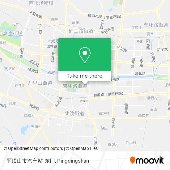 平顶山市汽车站-东门 map