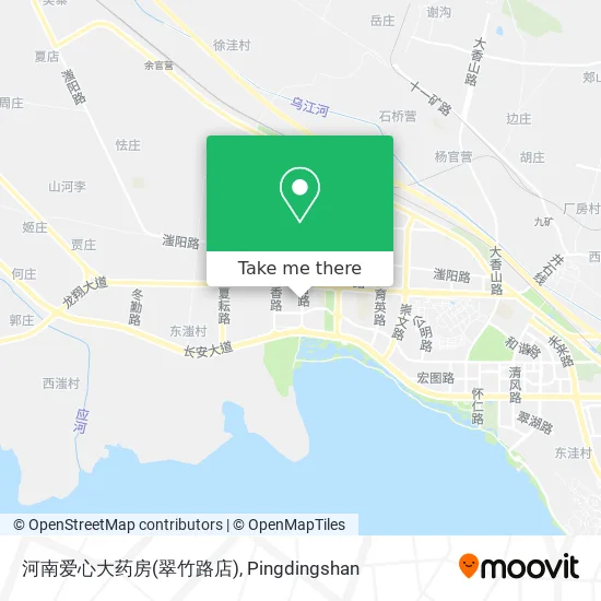 河南爱心大药房(翠竹路店) map