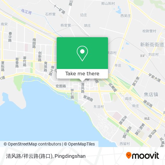 清风路/祥云路(路口) map