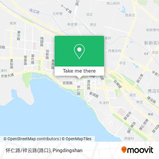 怀仁路/祥云路(路口) map