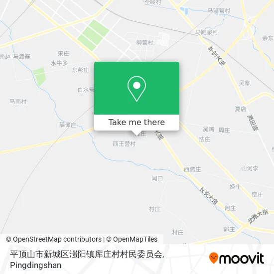 平顶山市新城区滍阳镇库庄村村民委员会 map