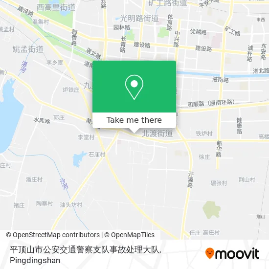 平顶山市公安交通警察支队事故处理大队 map