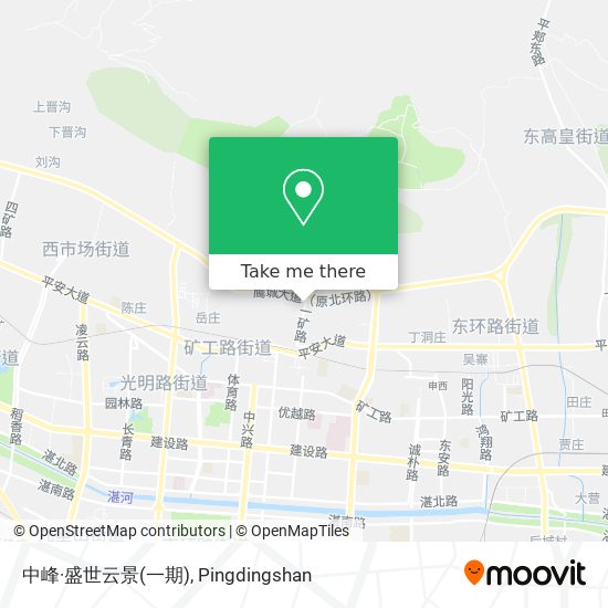 中峰·盛世云景(一期) map