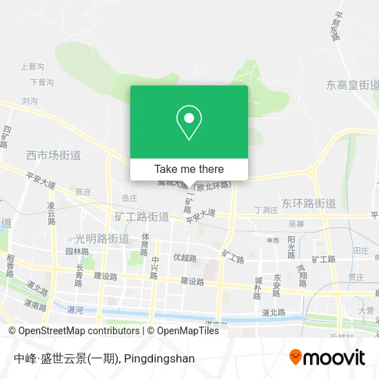 中峰·盛世云景(一期) map