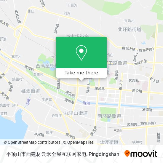 平顶山市西建材云米全屋互联网家电 map