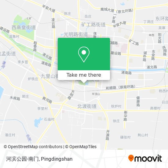 河滨公园-南门 map