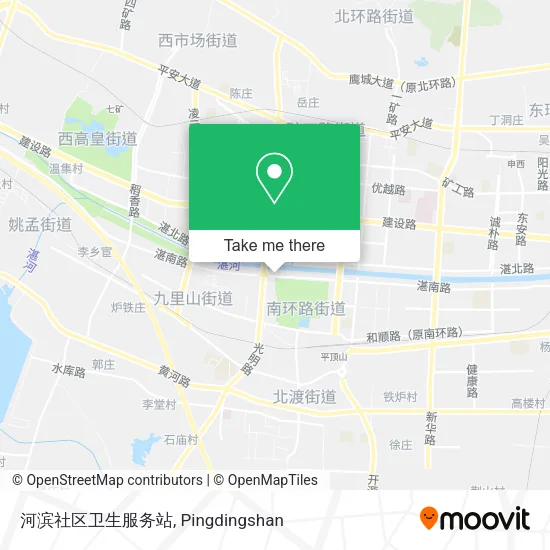 河滨社区卫生服务站 map
