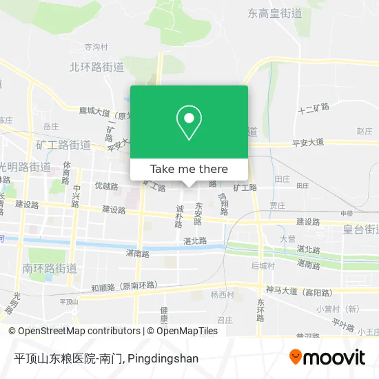 平顶山东粮医院-南门 map