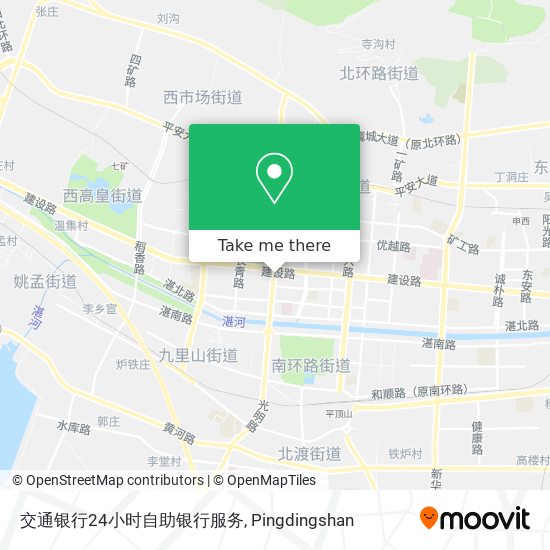 交通银行24小时自助银行服务 map