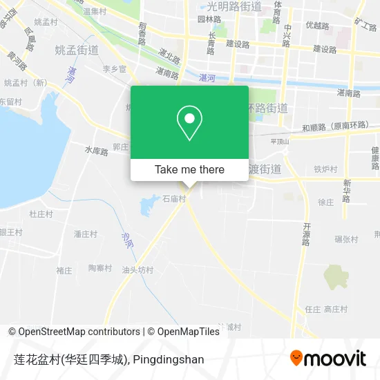 莲花盆村(华廷四季城) map