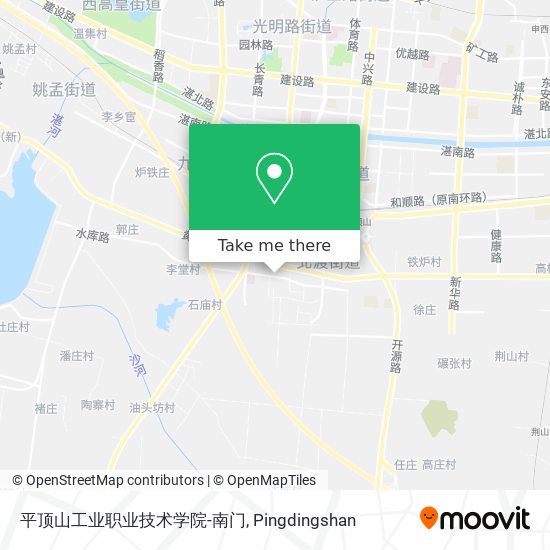 平顶山工业职业技术学院-南门 map