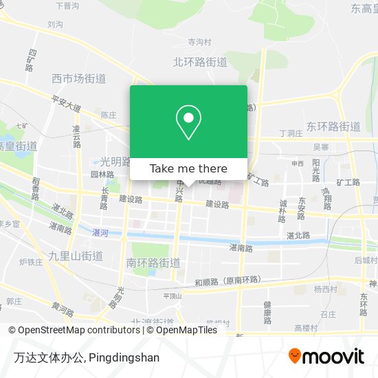 万达文体办公 map