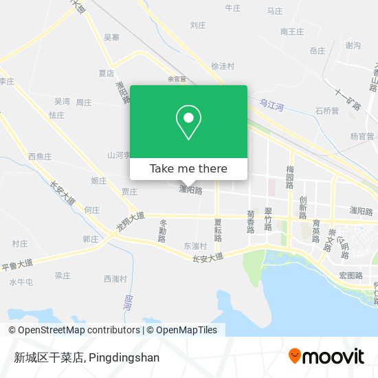 新城区干菜店 map