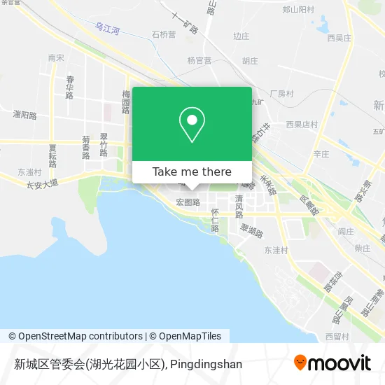 新城区管委会(湖光花园小区) map