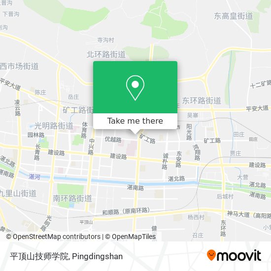 平顶山技师学院 map