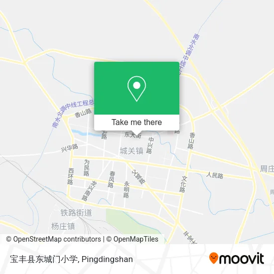 宝丰县东城门小学 map