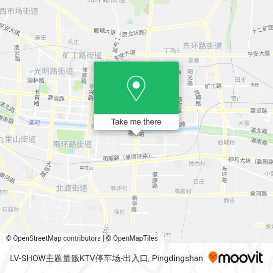 LV-SHOW主题量贩KTV停车场-出入口 map