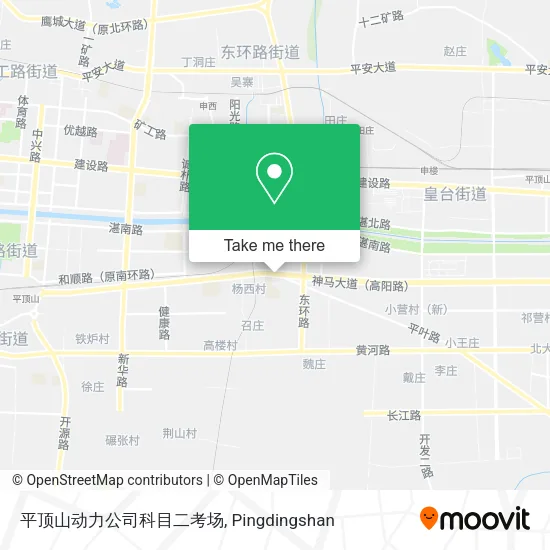平顶山动力公司科目二考场 map