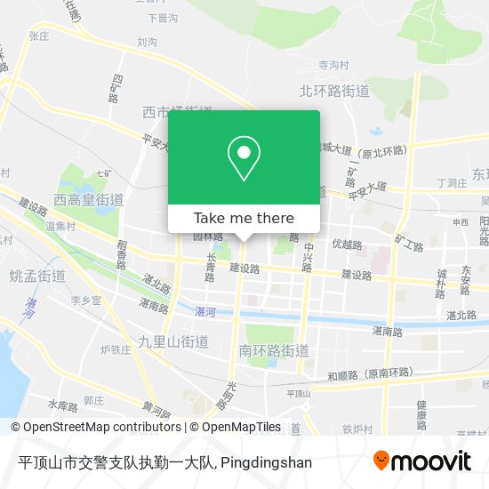 平顶山市交警支队执勤一大队 map