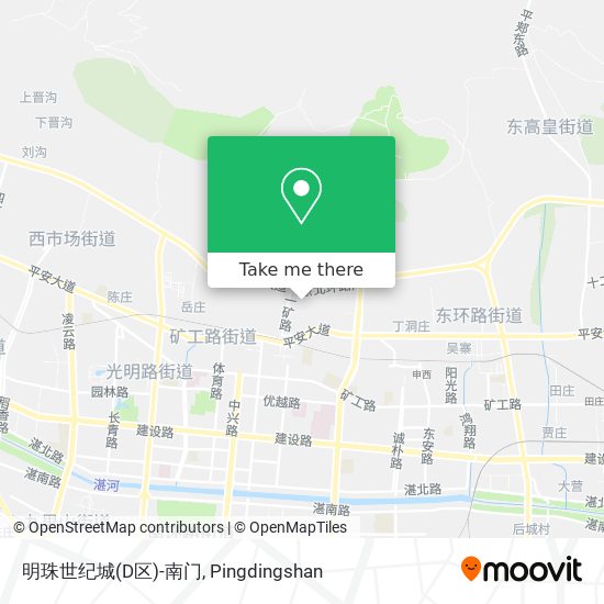 明珠世纪城(D区)-南门 map
