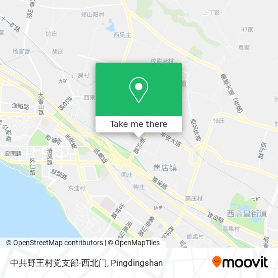 中共野王村党支部-西北门 map