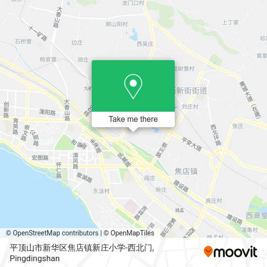 平顶山市新华区焦店镇新庄小学-西北门 map