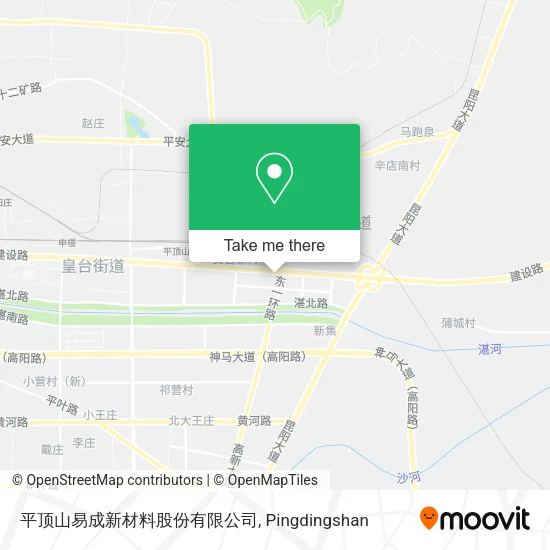 平顶山易成新材料股份有限公司 map