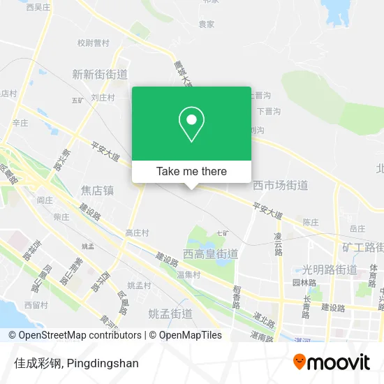 佳成彩钢 map