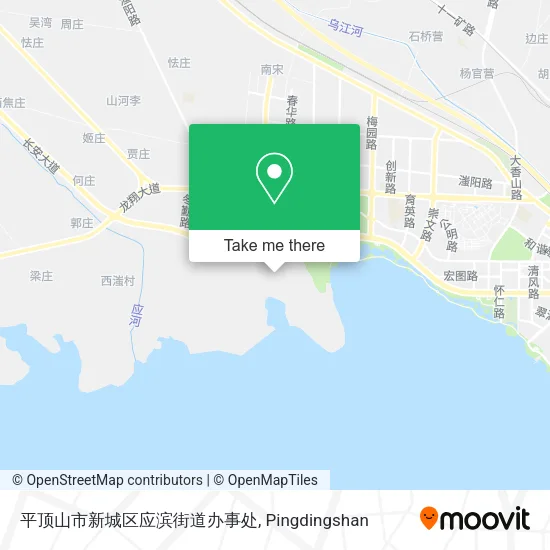 平顶山市新城区应滨街道办事处 map