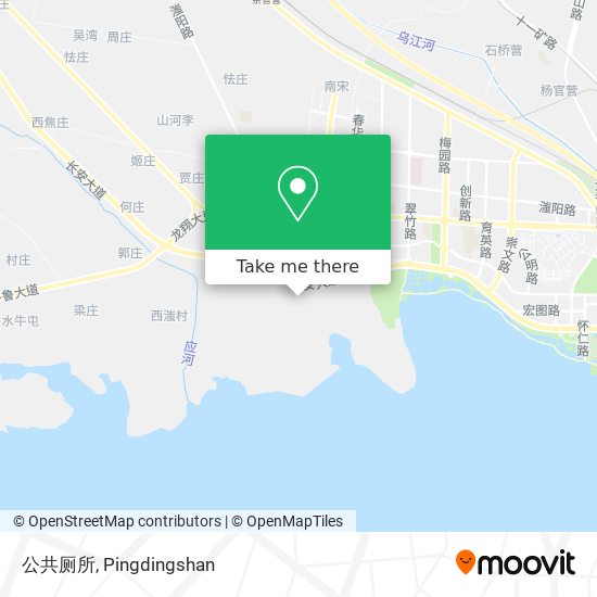 公共厕所 map