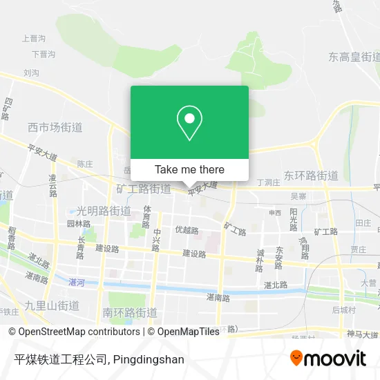 平煤铁道工程公司 map