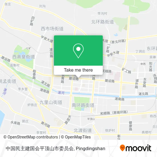 中国民主建国会平顶山市委员会 map