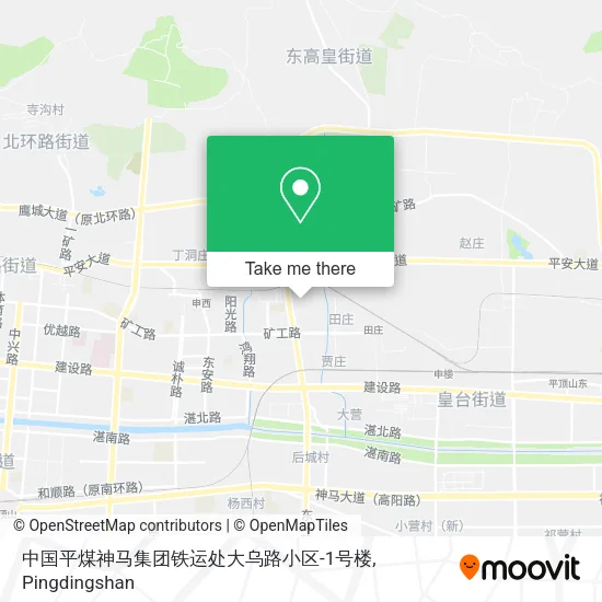 中国平煤神马集团铁运处大乌路小区-1号楼 map
