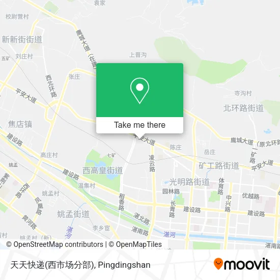 天天快递(西市场分部) map