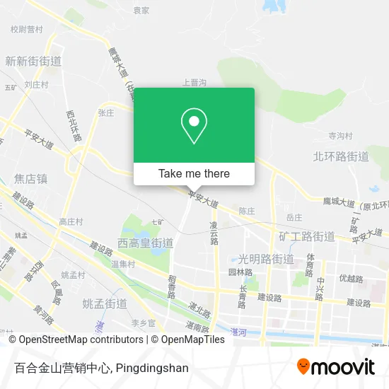 百合金山营销中心 map