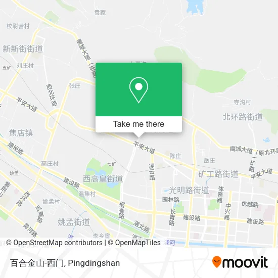 百合金山-西门 map