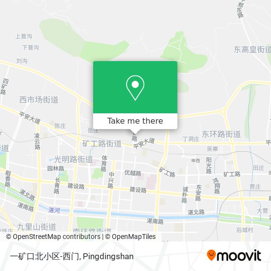 一矿口北小区-西门 map