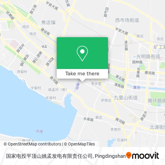 国家电投平顶山姚孟发电有限责任公司 map