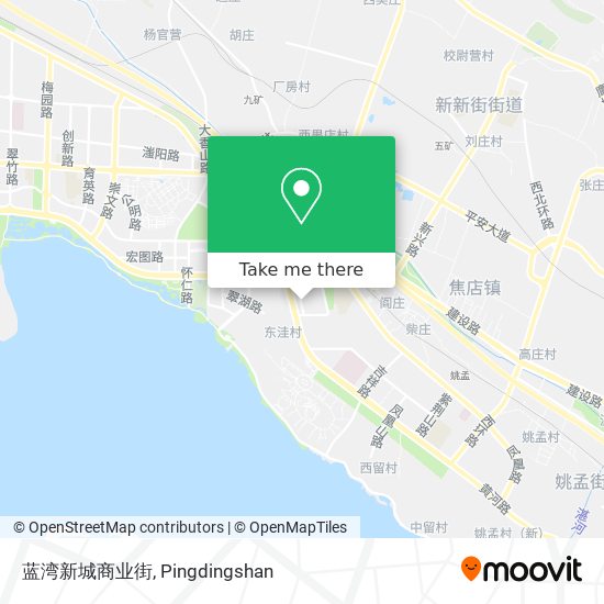 蓝湾新城商业街 map